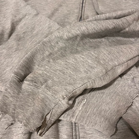 Grey Zip Up Sweater - Picture 2 of 2
